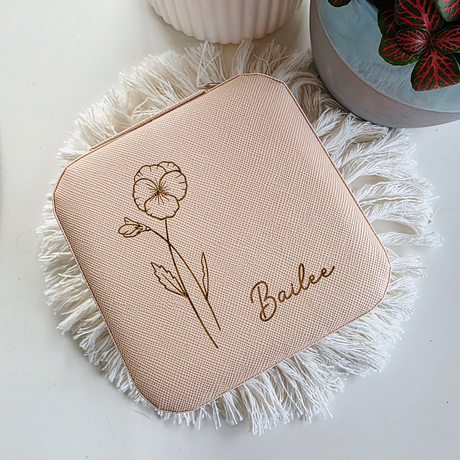 Personalised Travel Jewellery Box Whimsic 