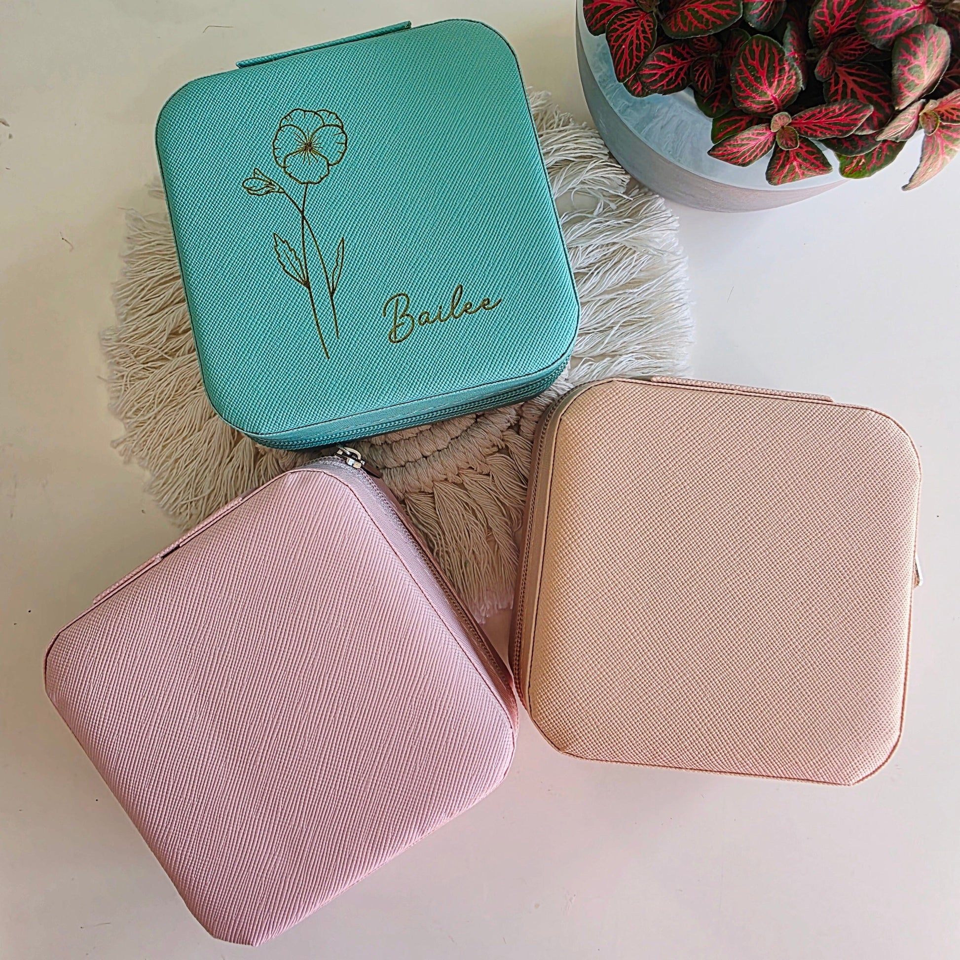 Personalised Travel Jewellery Box Whimsic 