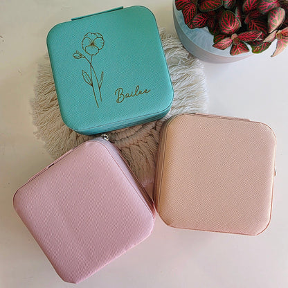 Personalised Travel Jewellery Box Whimsic 