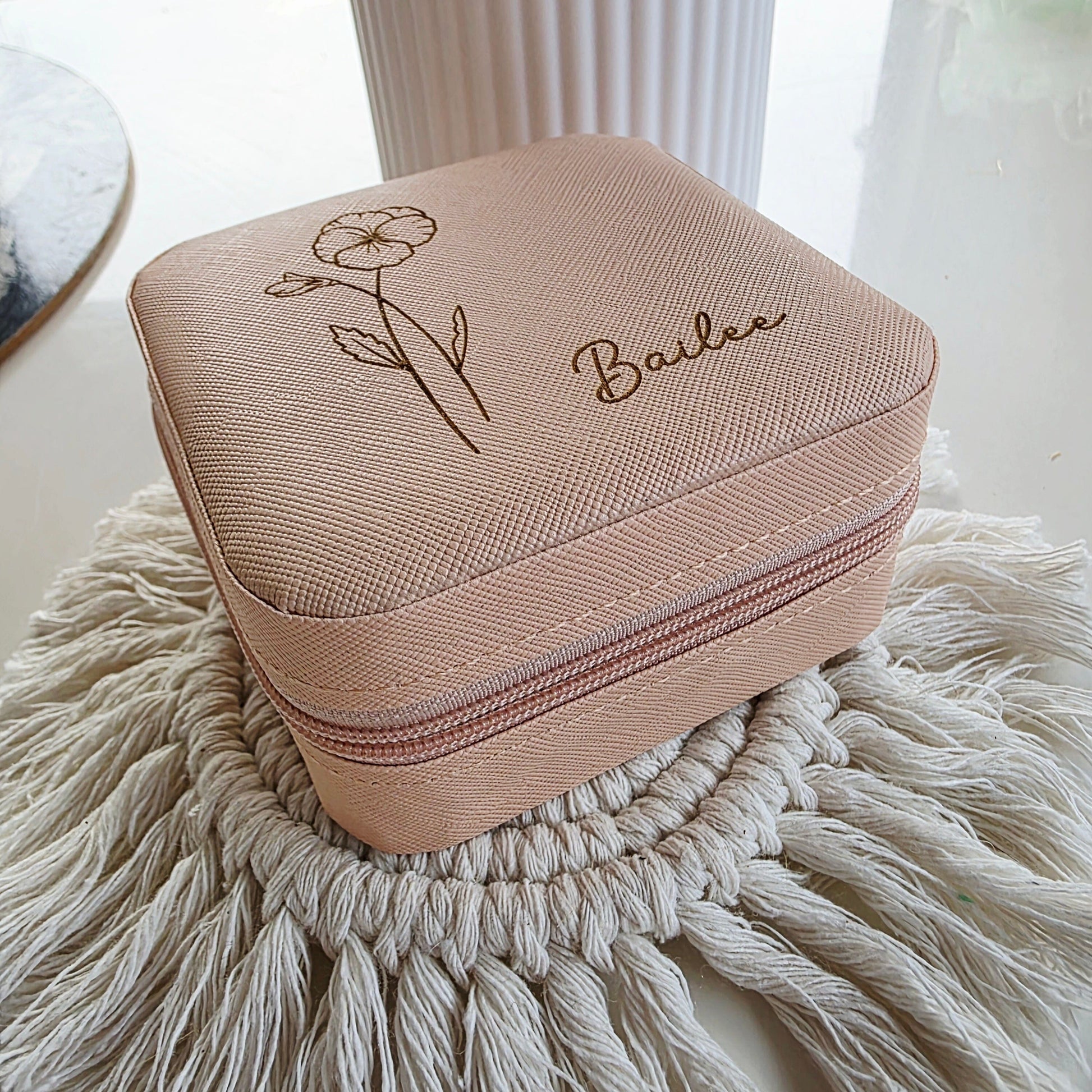 Personalised Travel Jewellery Box Whimsic 