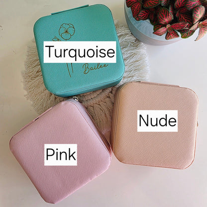 Personalised Travel Jewellery Box Whimsic 