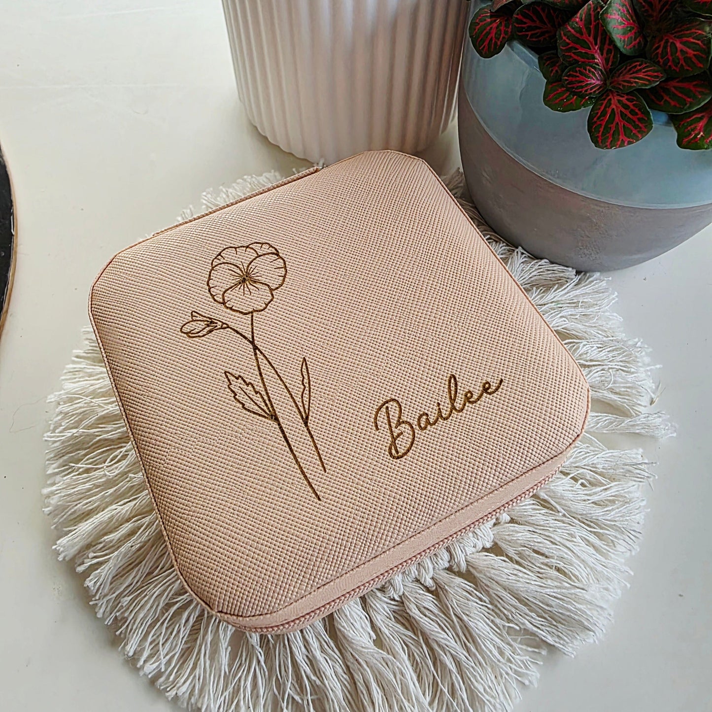 Personalised Travel Jewellery Box Whimsic 