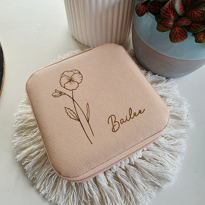 Personalised Travel Jewellery Box Whimsic 