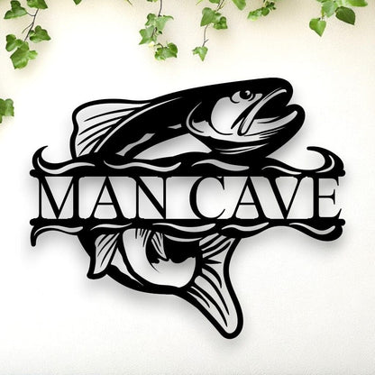 Personalised Trout Wall Art Whimsic 