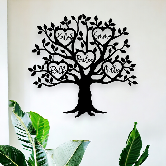 Personalised Family Tree Wall Art