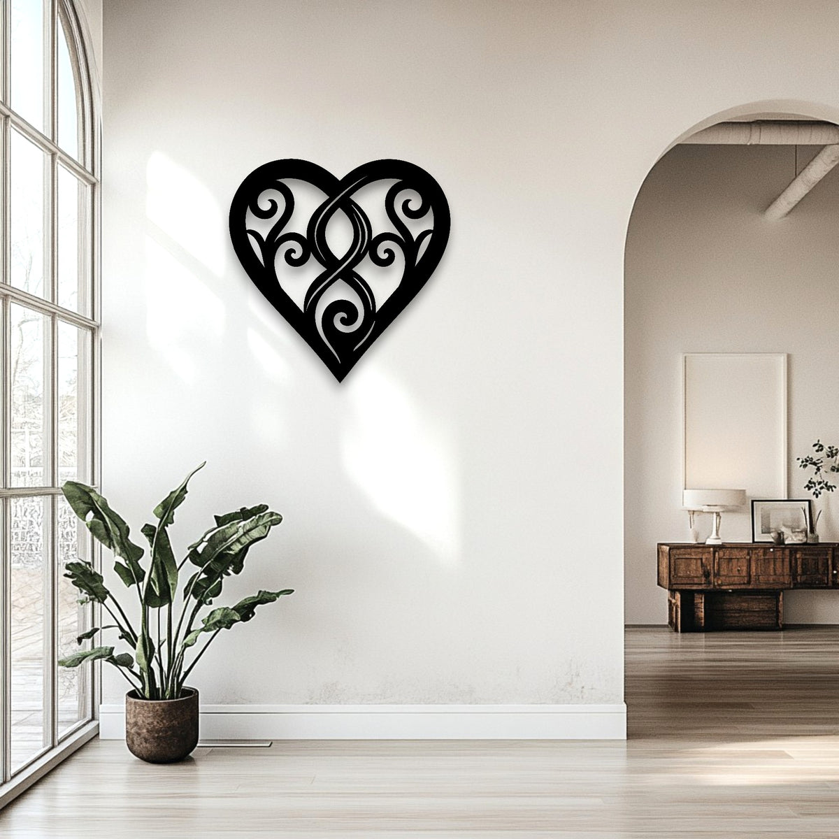 Pikorua Heart Wall Art
