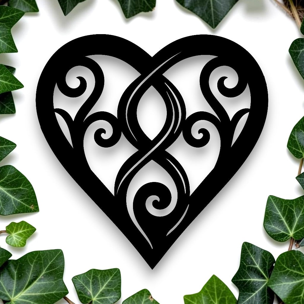 Pikorua Heart Wall Art