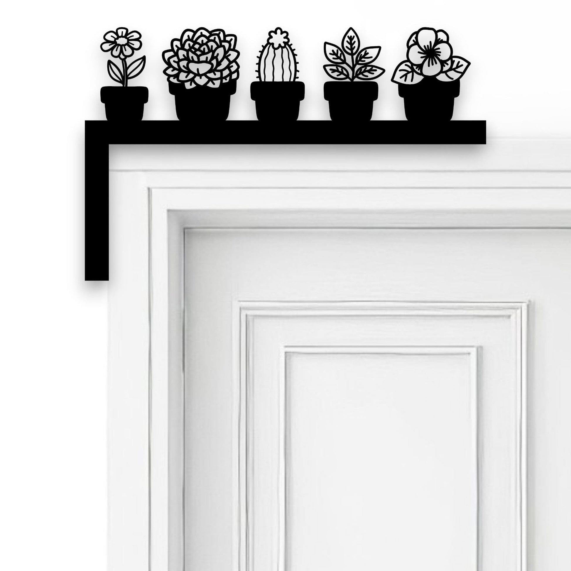 Plant Pots Door Frame Sign Whimsic 