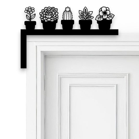 Plant Pots Door Frame Sign Whimsic 