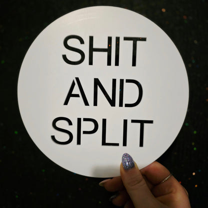 Polite Toilet Sign Whimsic 