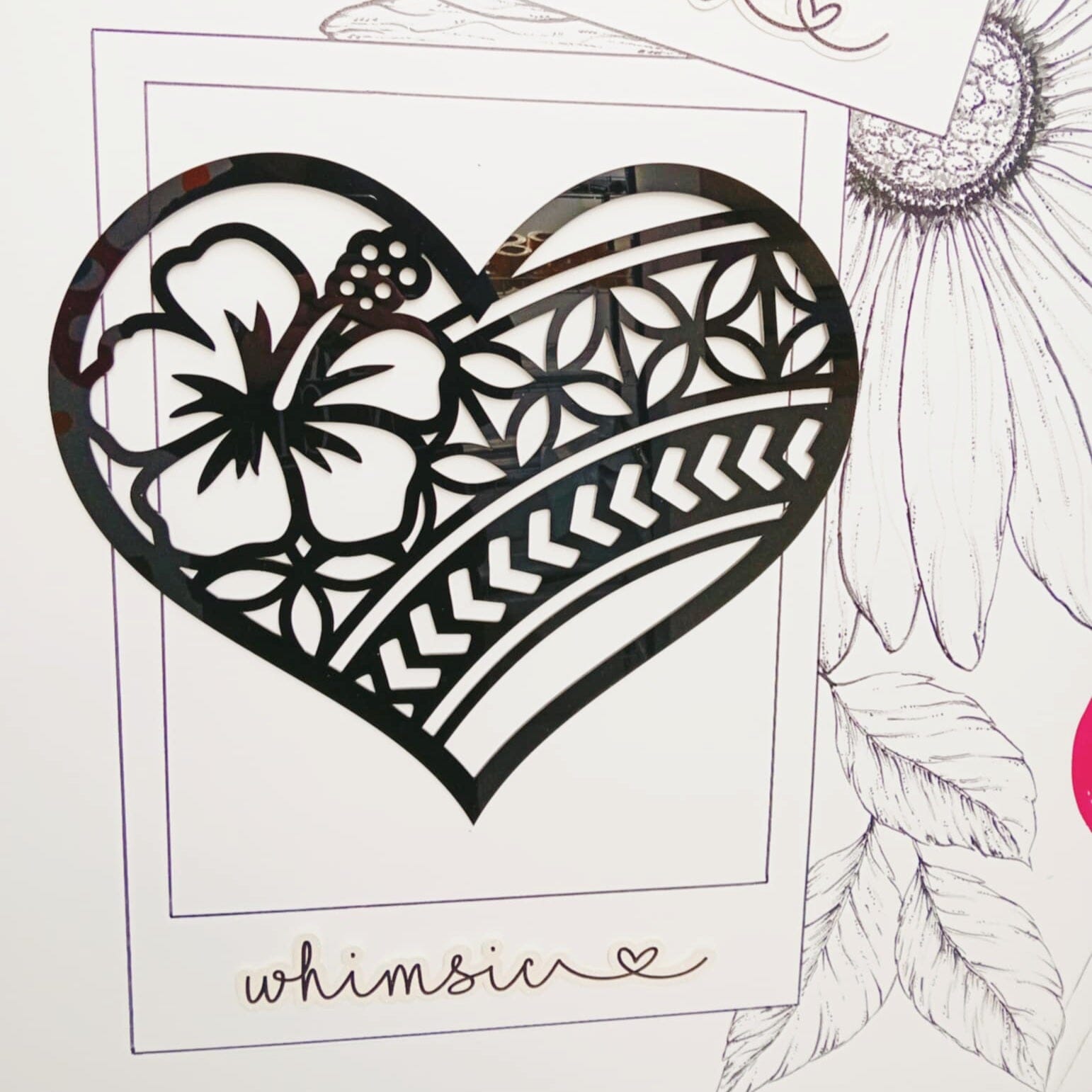 Polynesian Heart Decor Whimsic 