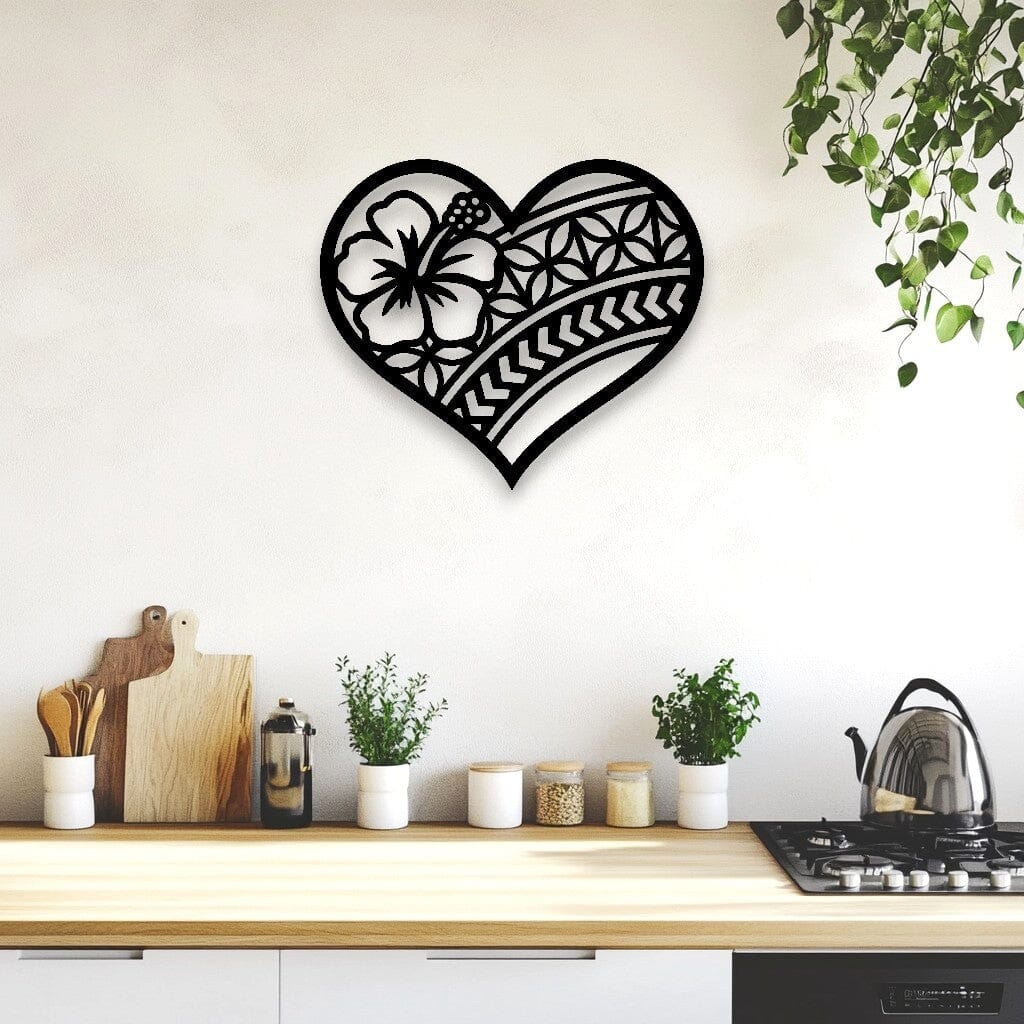 Polynesian Heart Decor Whimsic 