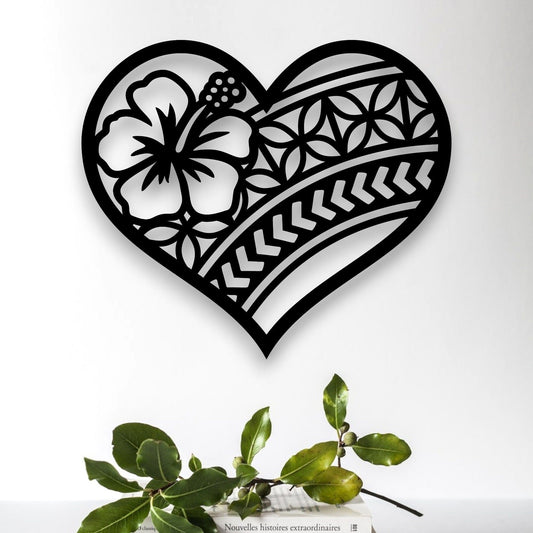 Polynesian Heart Decor Whimsic 