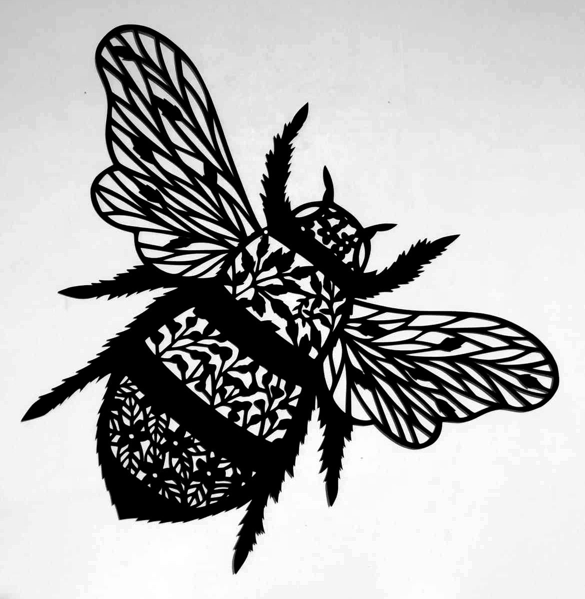 Floral Bee Wall Art