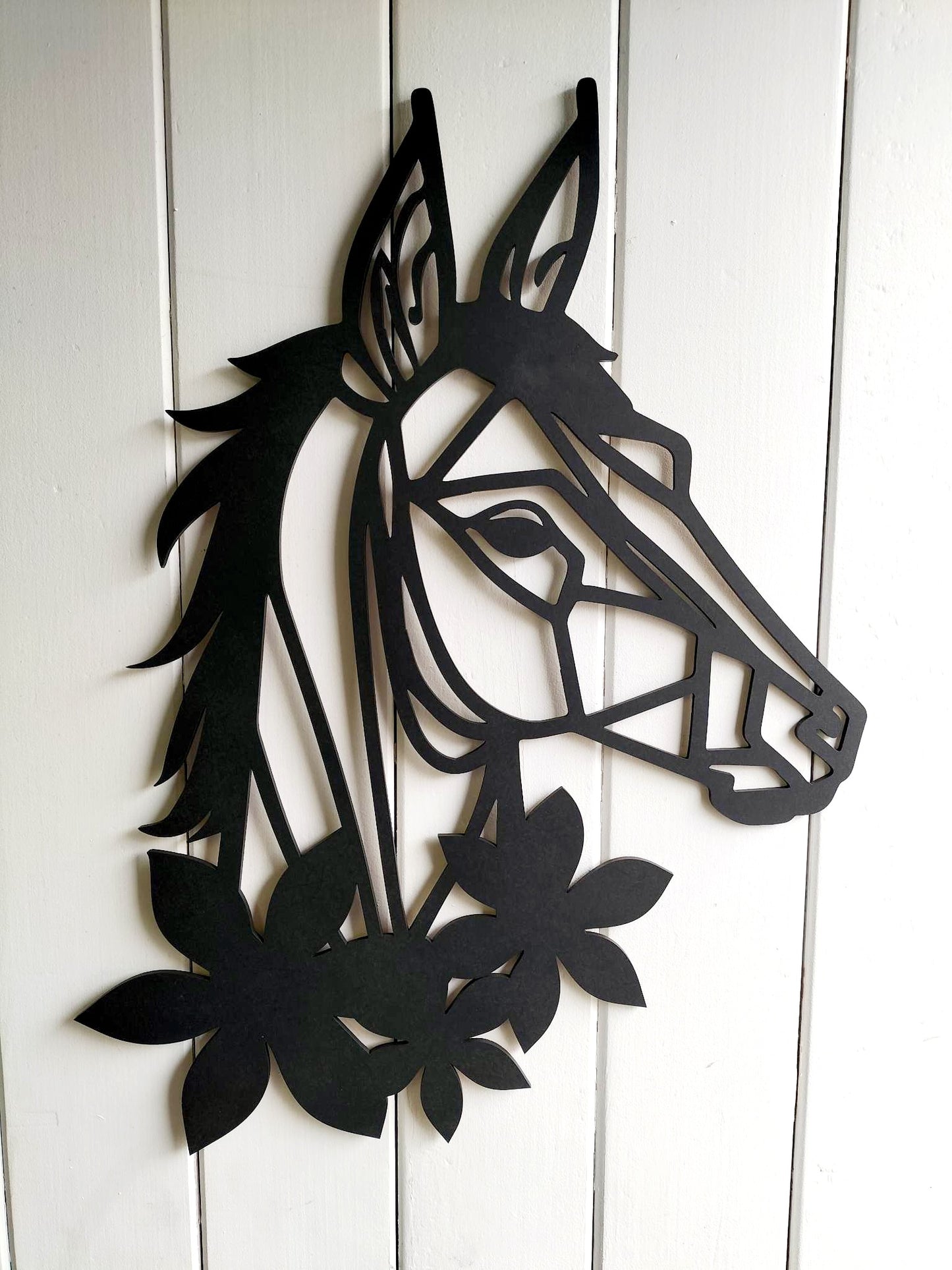 Floral Horse Wall Décor