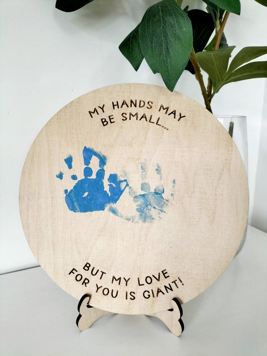 Keepsake Handprint Plaque