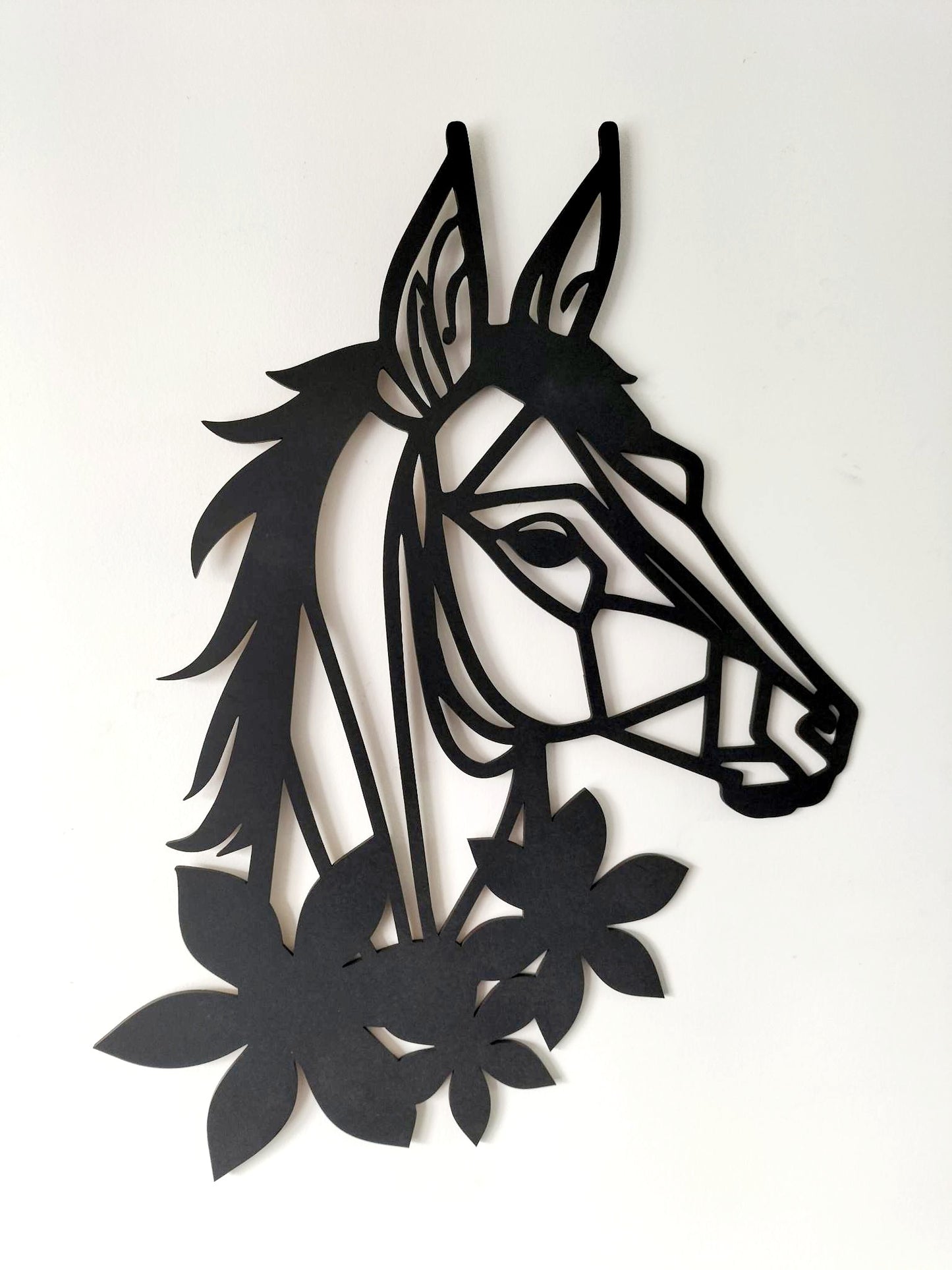 Floral Horse Wall Décor