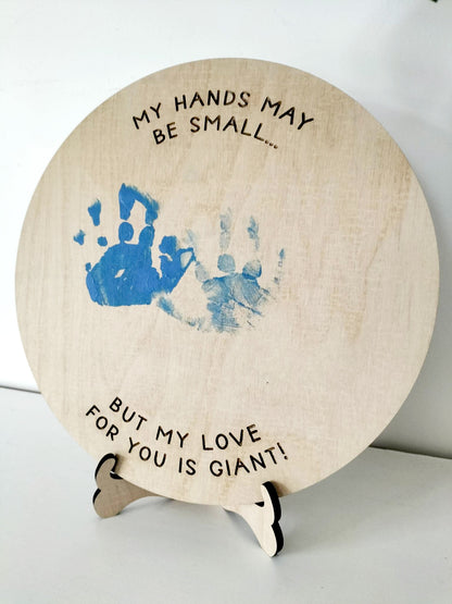 Keepsake Handprint Plaque