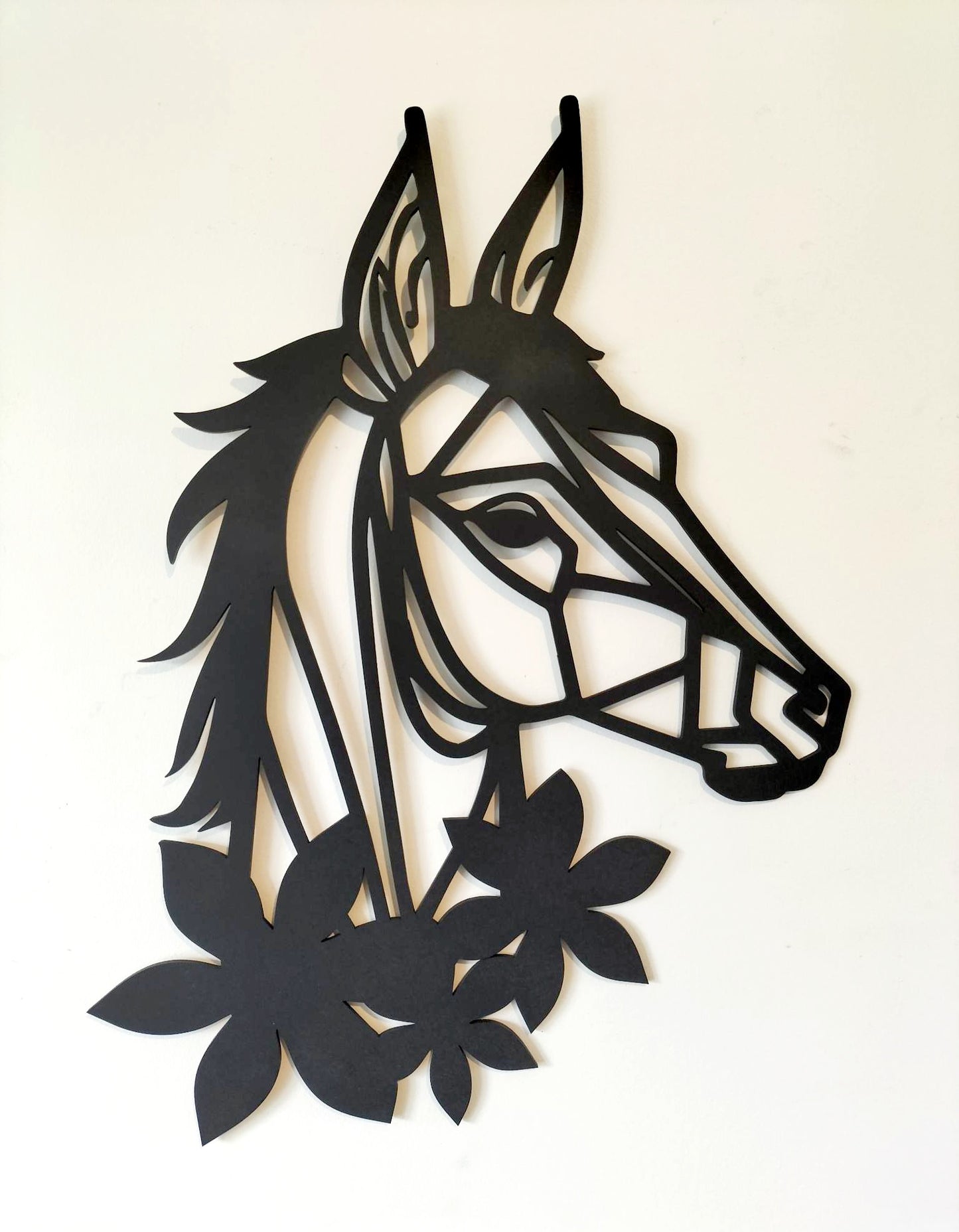 Floral Horse Wall Décor