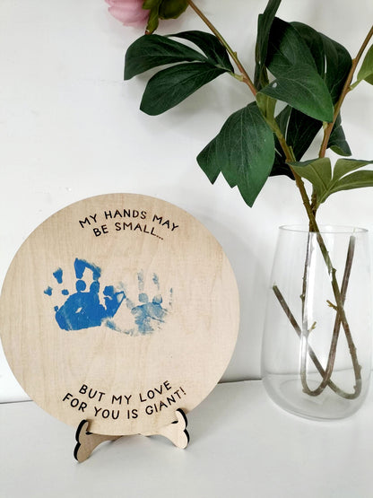 Keepsake Handprint Plaque