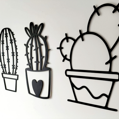 Cacti Wall Art Set