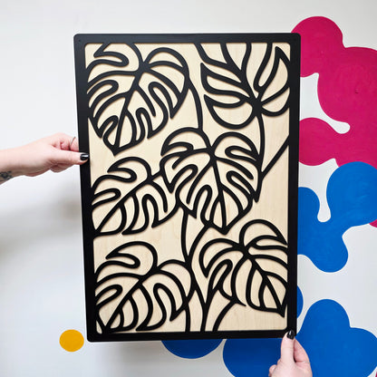 Monstera Leaf Wall Art
