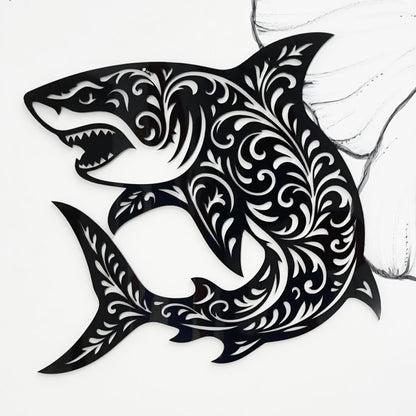 Filigree Shark Wall Art
