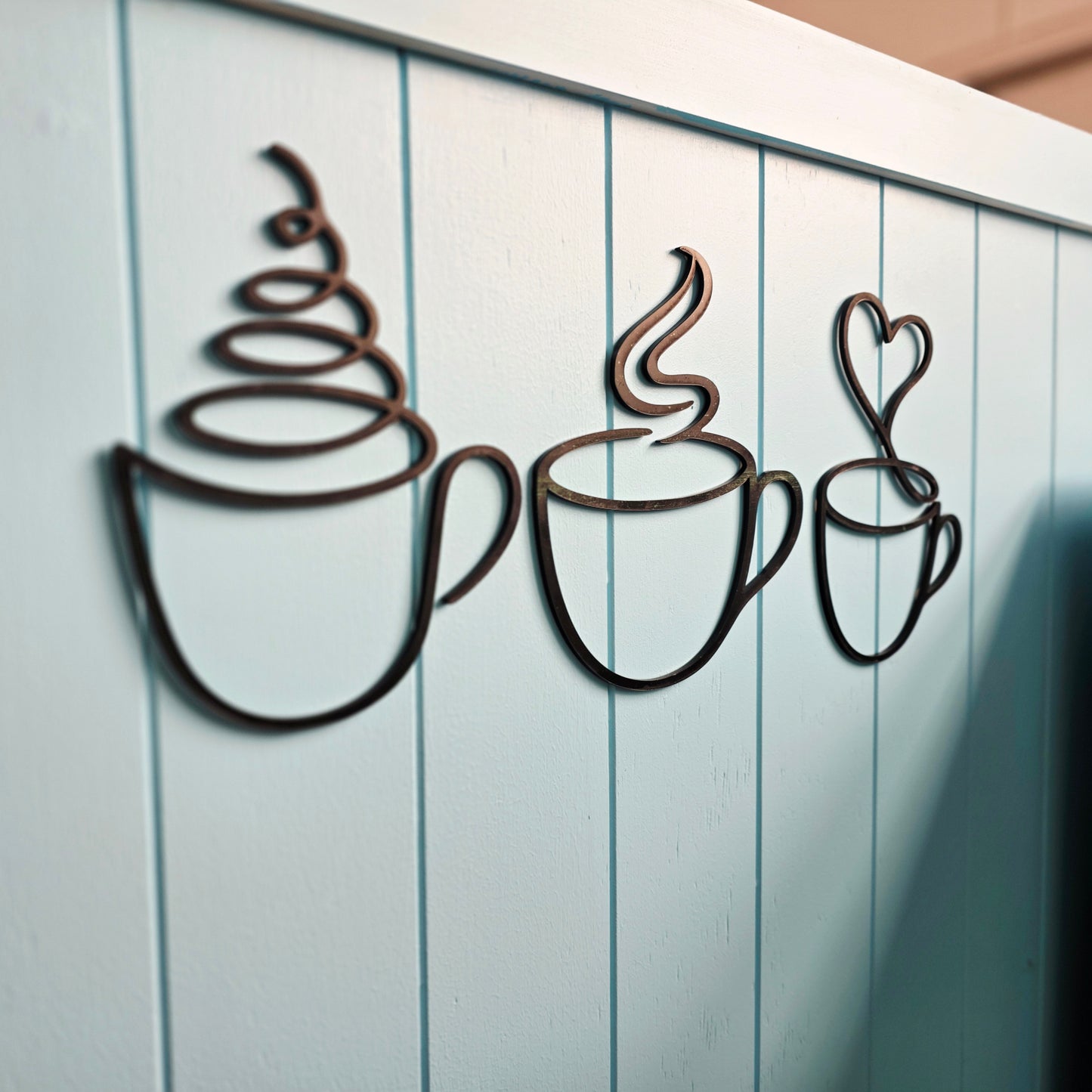 Coffee Line Art Wall Set