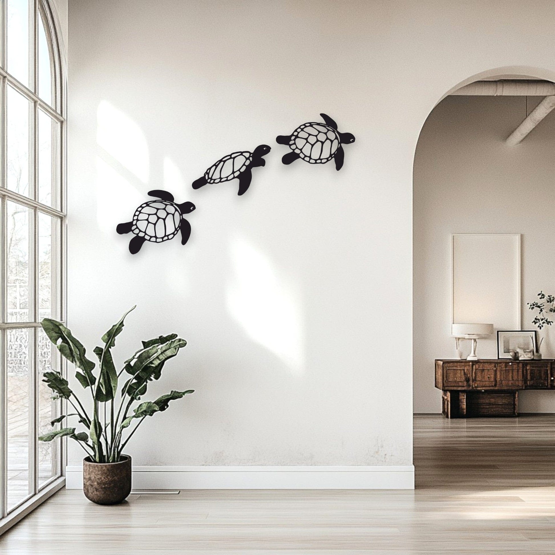 Sea Turtle Wall Art Set Whimsic 