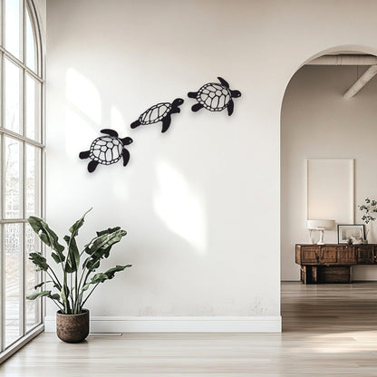 Sea Turtle Wall Art Set Whimsic 