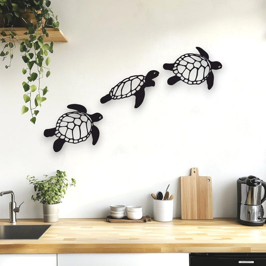 Sea Turtle Wall Art Set Whimsic 