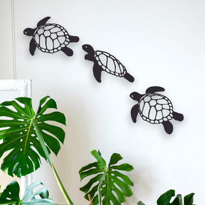 Sea Turtle Wall Art Set Whimsic 