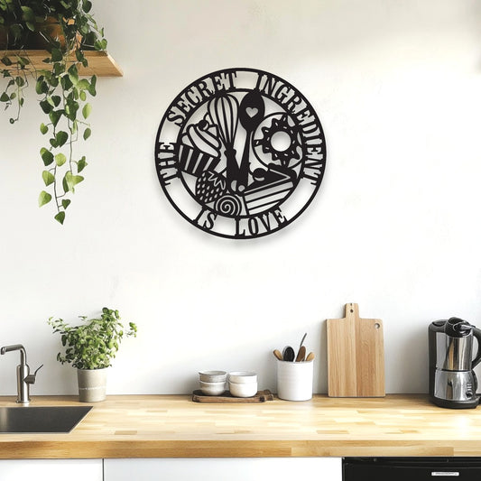 The Secret Ingredient Is Love Wall Art
