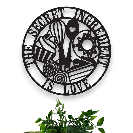The Secret Ingredient Is Love Wall Art