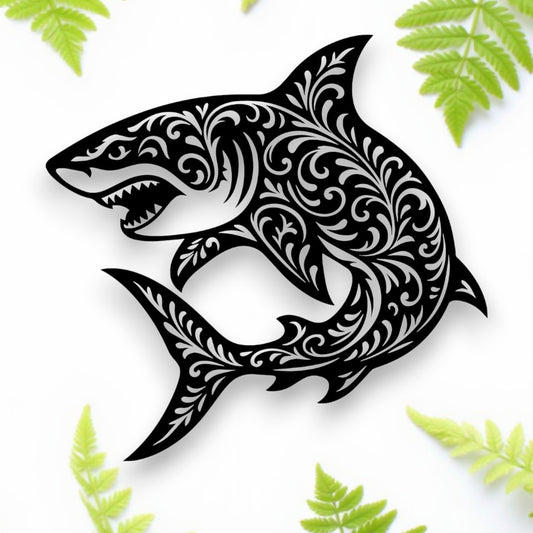 Filigree Shark Wall Art