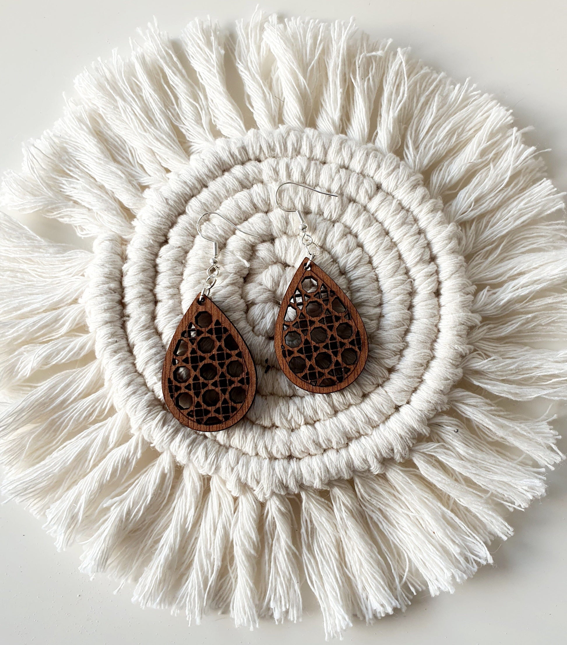 Simply Rattan Earrings Earrings Whimsic 