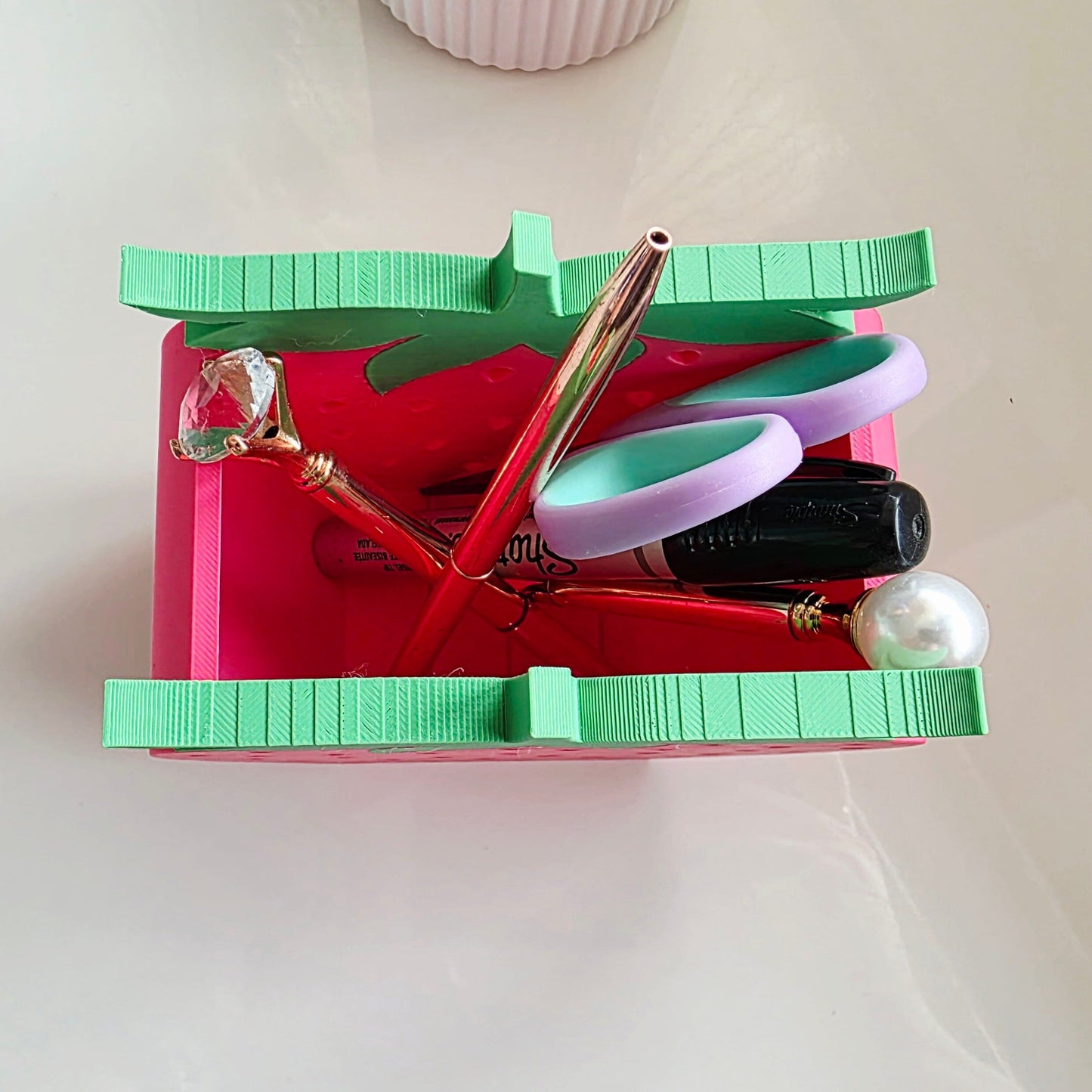 Strawberry Desk Organiser Whimsic 