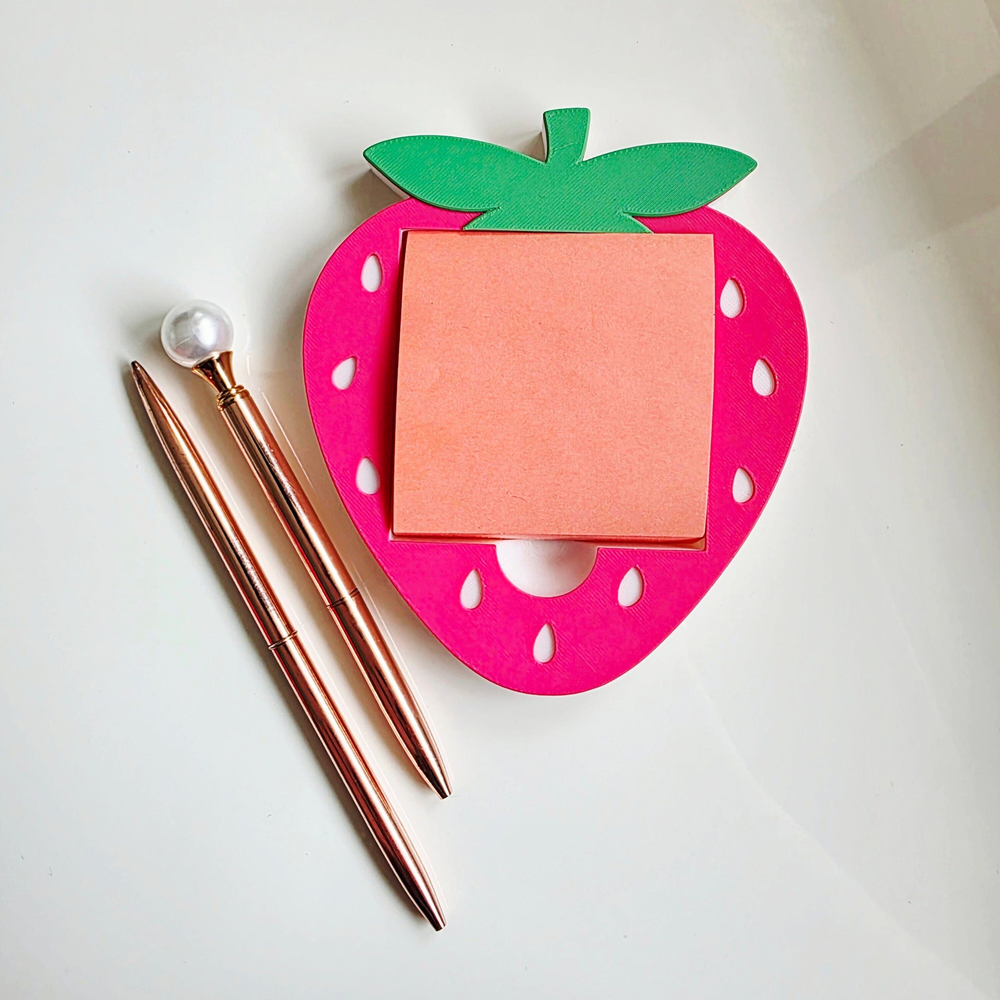 Strawberry Sticky Note Holder Whimsic 