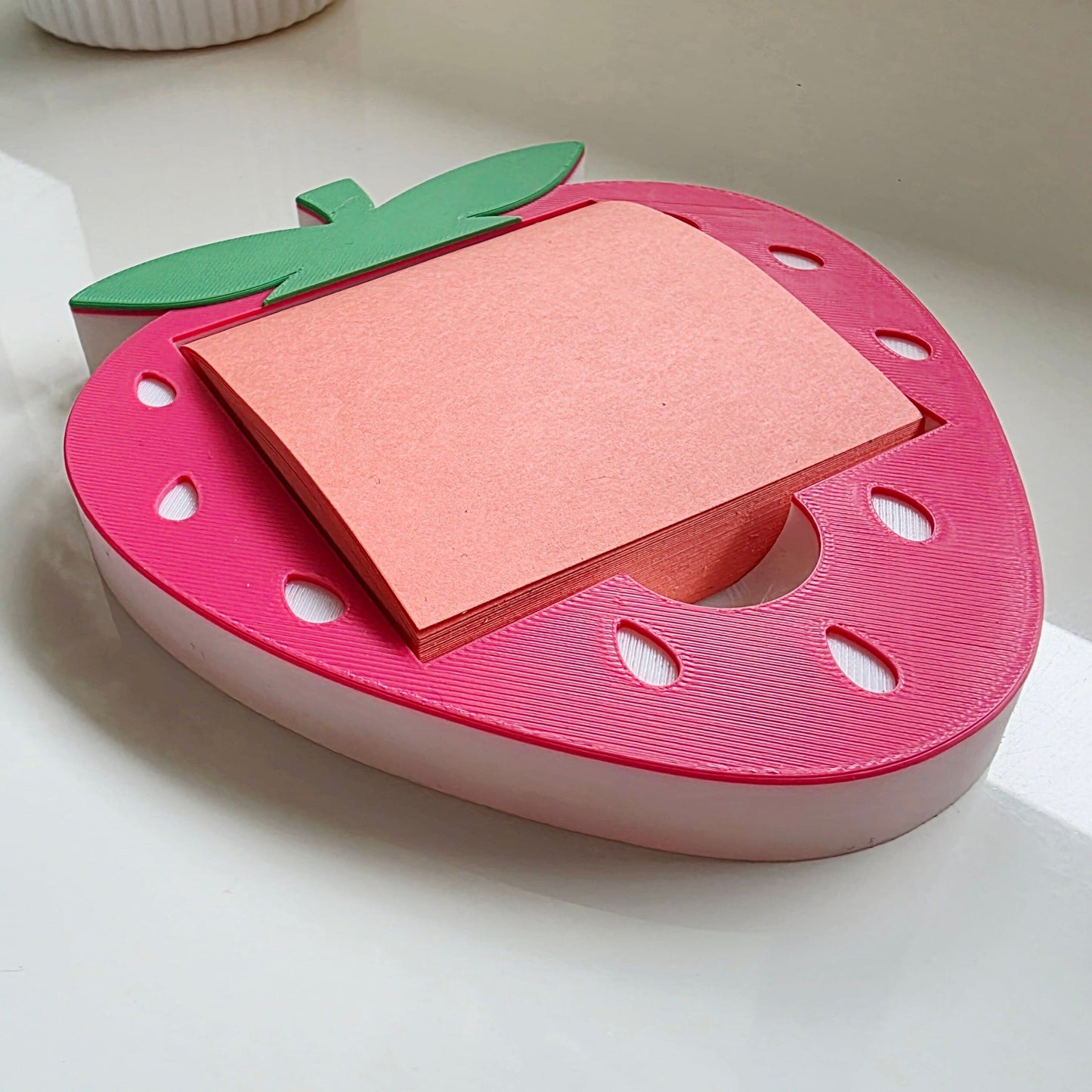 Strawberry Sticky Note Holder Whimsic 