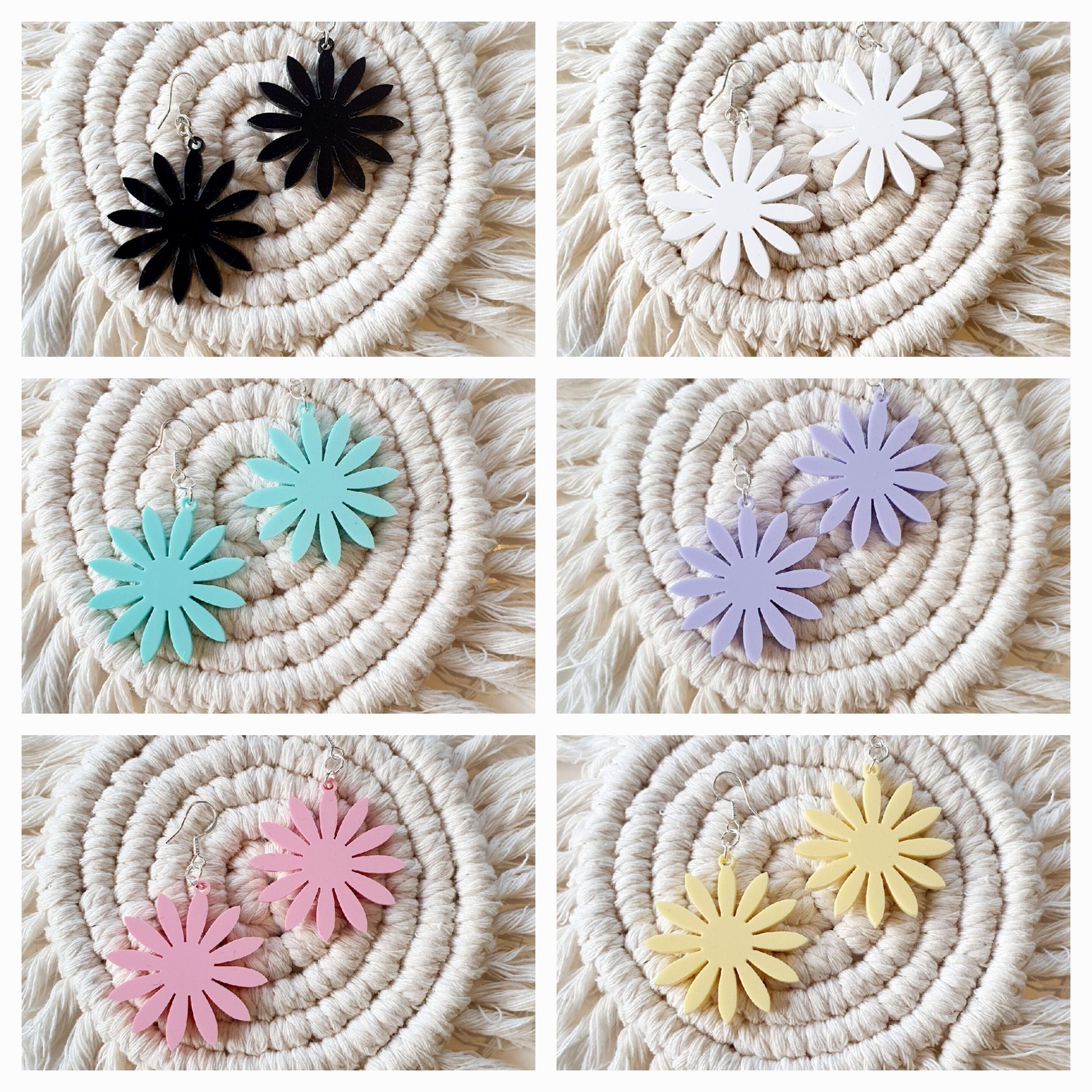 Sunshine Floral Earrings Earrings Whimsic 