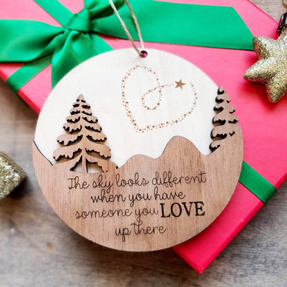 The Sky Looks Different Ornament Whimsic 