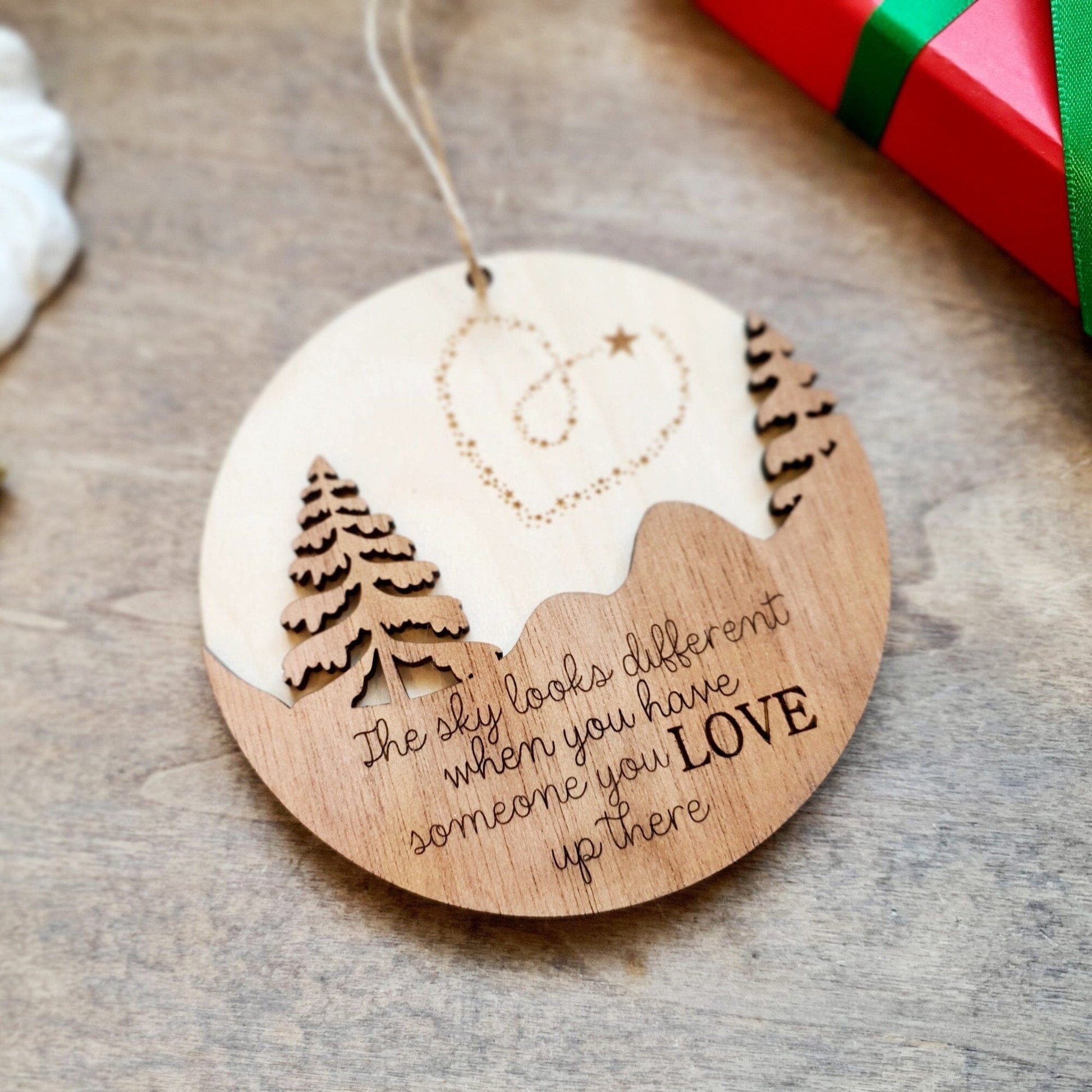 The Sky Looks Different Ornament Whimsic 