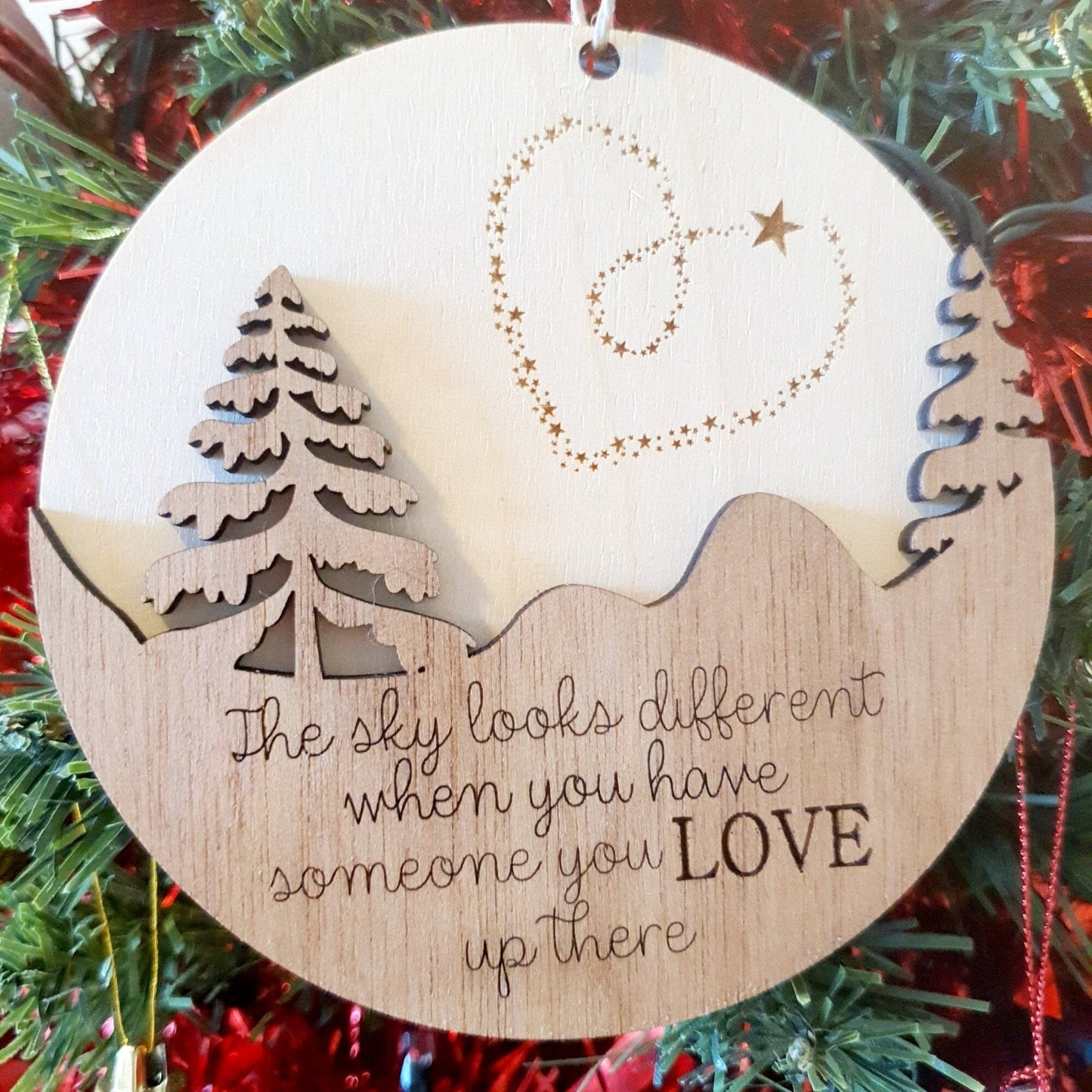 The Sky Looks Different Ornament Whimsic 