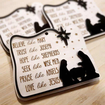 Traditional Christmas Tree Ornament Whimsic 