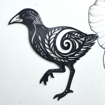 Koru Spirit Pūkeko Wall Art