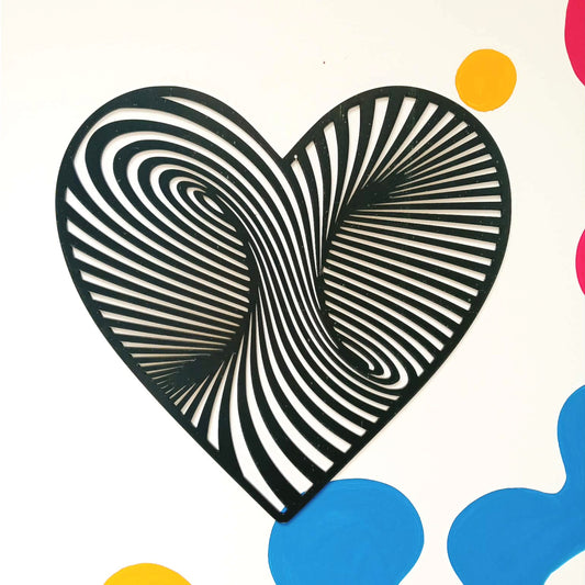 Twirl Heart Wall Art