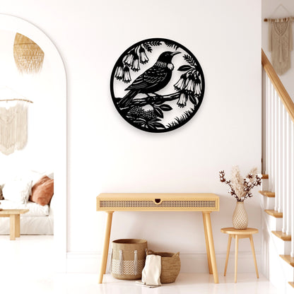 Kōwhai Tūī Wall Art