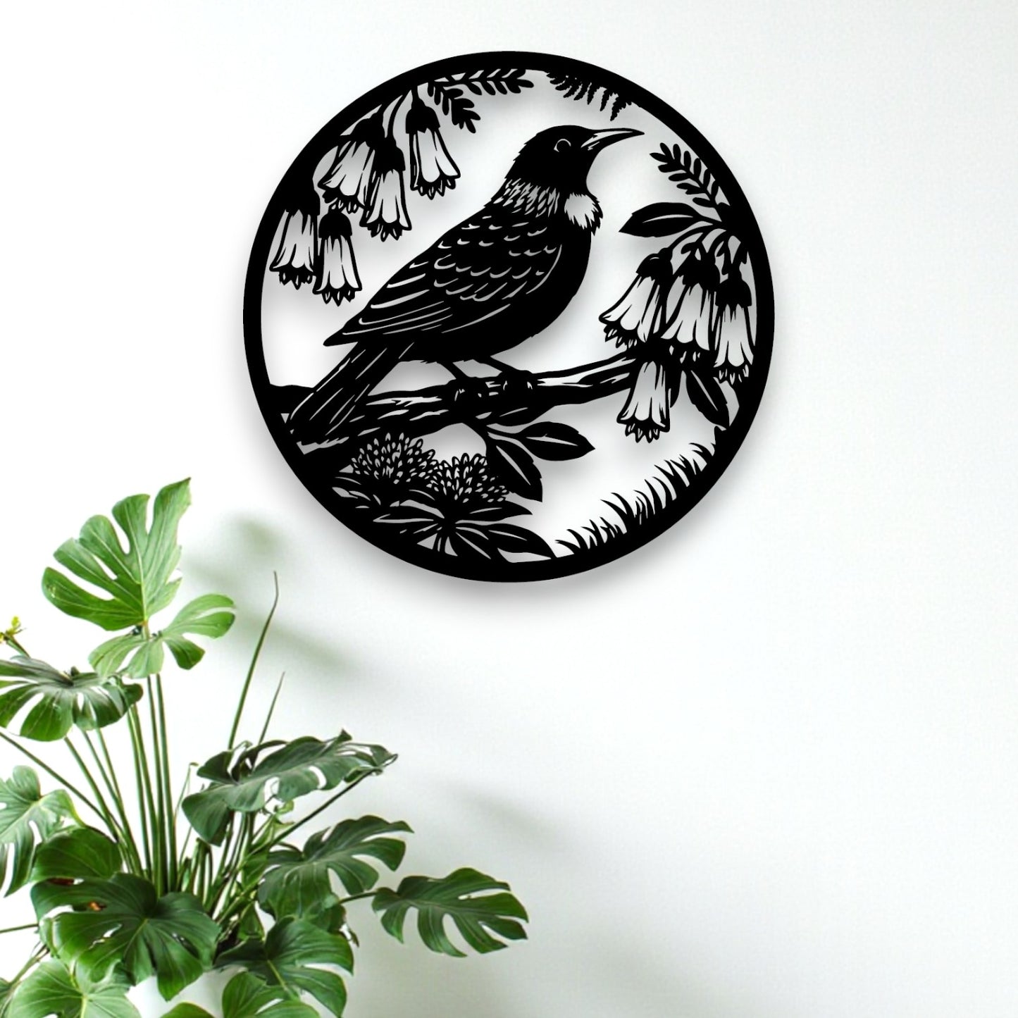 Kōwhai Tūī Wall Art
