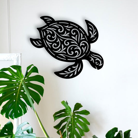 Filigree Sea Turtle Wall Décor