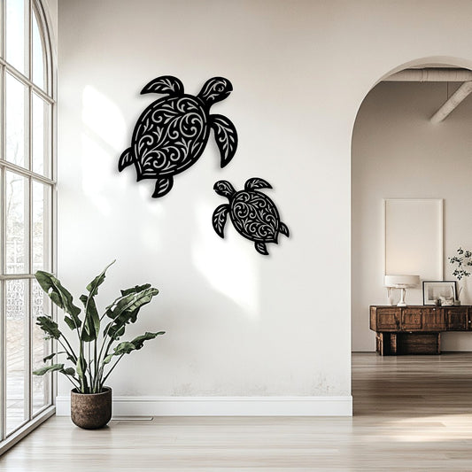 Filigree Sea Turtle Wall Décor
